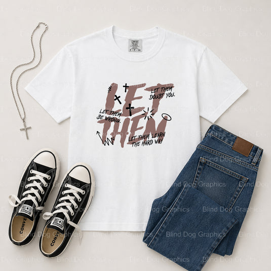 LET THEM PRAISE HIS NAME WITH DANCING PSALM 149:3 – Christian Premade DTF Transfer (view 2 of 2) – by Blind Dog Graphics –...