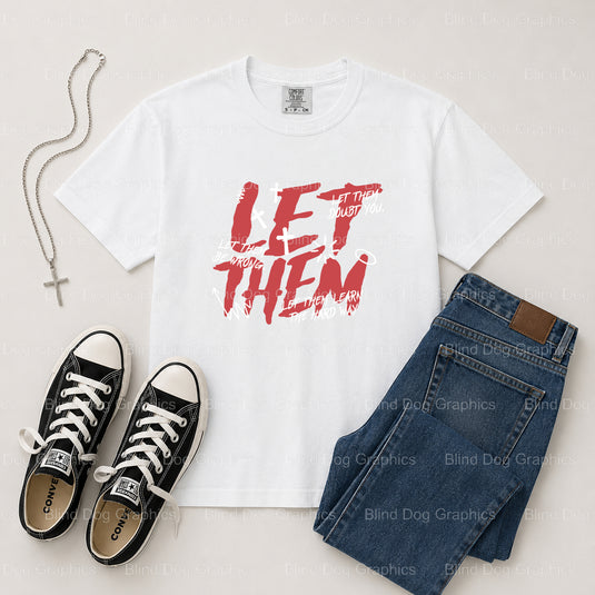 Let Them SEE JESUS – Christian Premade DTF Transfer (view 2 of 2) – by Blind Dog Graphics – Premade Transfers – Christian,...