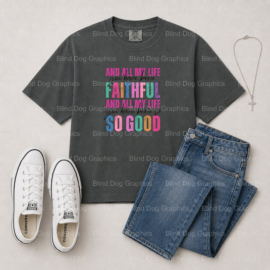 Let Your Light Shine – Christian Premade DTF Transfer (view 2 of 2) – by Blind Dog Graphics – Premade Transfers – Christia...