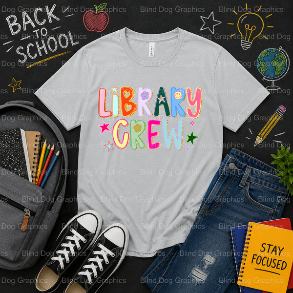 LIBRARIAN LIFE – School Premade DTF Transfer (view 2 of 2) – by Blind Dog Graphics – Premade Transfers – School DTF Transf...