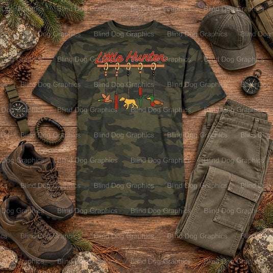 Little Hunter - Baby Mallard Duck - Hunting DTF Transfer (view 2 of 2) – by Blind Dog Graphics – Premade Transfers – Hunti...