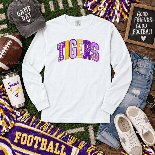 LSU FOOTBALL - LSU DTF Transfer (view 1 of 2) – by Blind Dog Graphics – Premade Transfers – LSU, College Football