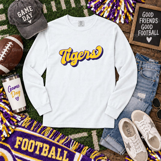 LSU MOM GAME DAY - LSU DTF Transfer (view 2 of 2) – by Blind Dog Graphics – Premade Transfers – LSU, College Football