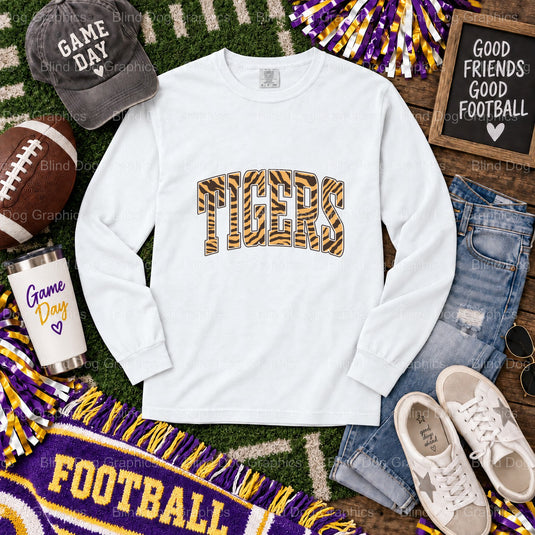 LSU MOM Purple and Gold - Premade DTF Transfer (view 2 of 2) – by Blind Dog Graphics – Premade Transfers – LSU, College Fo...