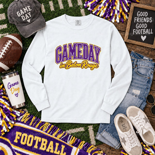 LSU MOM - Purple & Gold Leopard Tiger Premade DTF Transfer (view 2 of 2) – by Blind Dog Graphics – Premade Transfers – LSU...