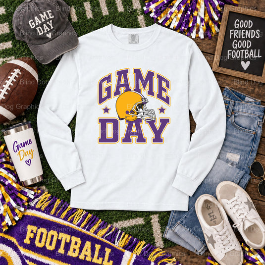 LSU TIGER GAME DAY - LSU DTF Transfer (view 1 of 2) – by Blind Dog Graphics – Premade Transfers – LSU, College Football