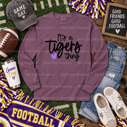 LSU TIGERS FOOTBALL - LSU DTF Transfer (view 1 of 2) – by Blind Dog Graphics – Premade Transfers – LSU, College Football