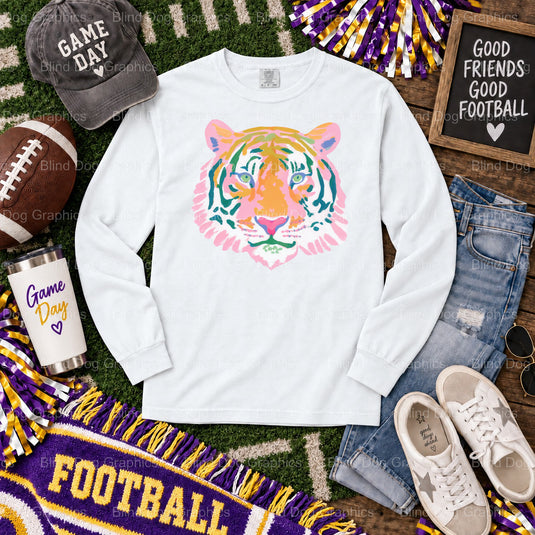 LSU Tigers Football - LSU DTF Transfer (view 2 of 2) – by Blind Dog Graphics – Premade Transfers – LSU, College Football