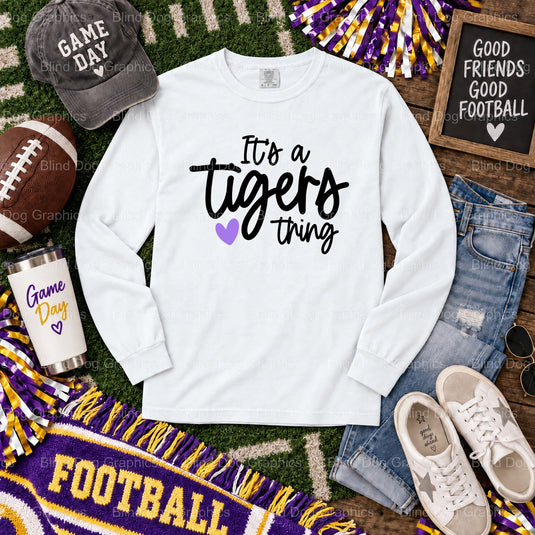 LSU TIGERS FOOTBALL - LSU DTF Transfer (view 2 of 2) – by Blind Dog Graphics – Premade Transfers – LSU, College Football