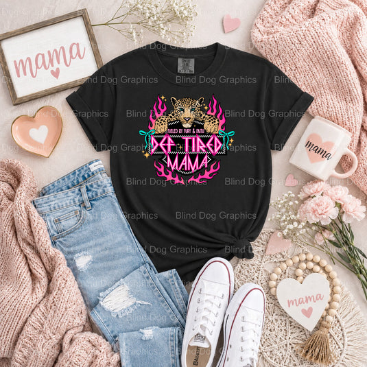 MAMA - Mama Premade DTF Transfer (view 2 of 2) – by Blind Dog Graphics – Premade Transfers – Mama, Mom Life