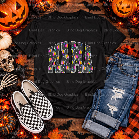 Mama's Little Pumpkin – Halloween Premade DTF Transfer (view 2 of 2) – by Blind Dog Graphics – Premade Transfers – Hallowe...