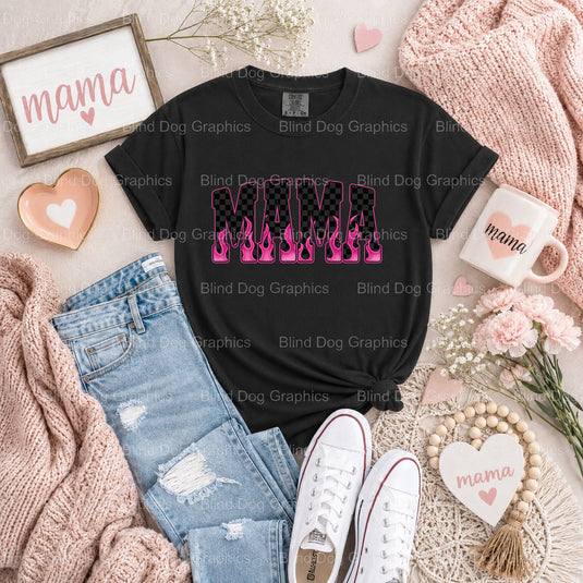 MAMA Wildflowers - Mama DTF Transfer Premade DTF Transfer (view 2 of 2) – by Blind Dog Graphics – Premade Transfers – Mama...
