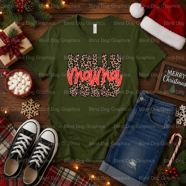 Merry Christmas – Christmas Premade DTF Transfer (view 1 of 2) – by Blind Dog Graphics – Premade Transfers – Christmas, Ho...