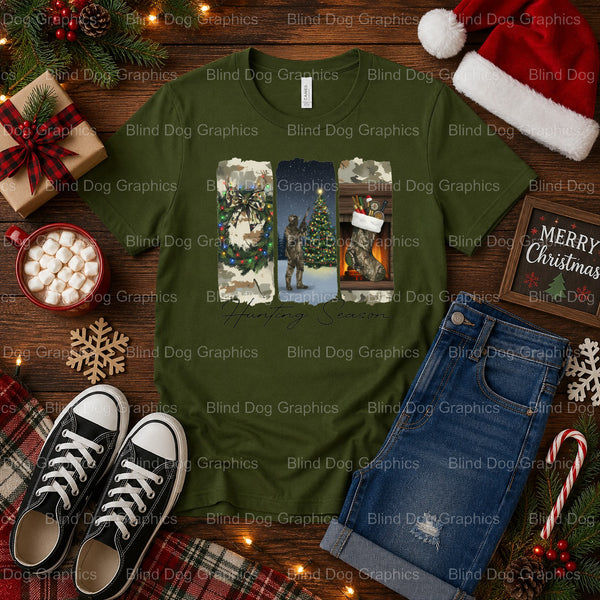 Merry Christmas – Christmas Premade DTF Transfer (view 1 of 2) – by Blind Dog Graphics – Premade Transfers – Christmas, Ho...