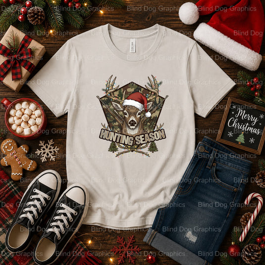 MERRY CHRISTMAS – Christmas Premade DTF Transfer (view 1 of 2) – by Blind Dog Graphics – Premade Transfers – Christmas, Ho...
