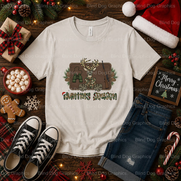 MERRY CHRISTMAS – Christmas Premade DTF Transfer (view 2 of 2) – by Blind Dog Graphics – Premade Transfers – Christmas, Ho...