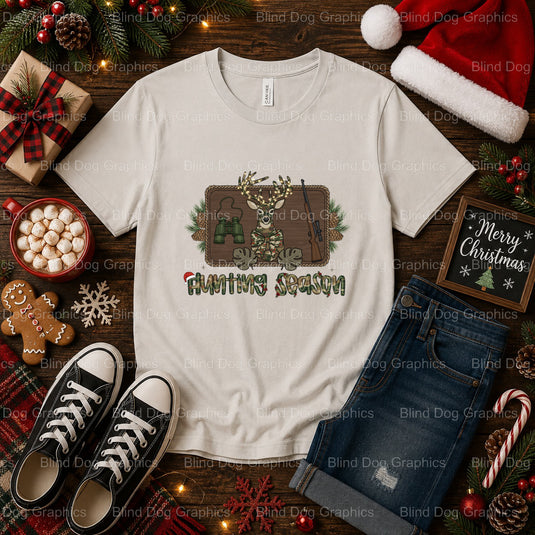 MERRY CHRISTMAS – Christmas Premade DTF Transfer (view 2 of 2) – by Blind Dog Graphics – Premade Transfers – Christmas, Ho...