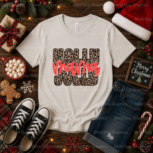 Merry Christmas – Christmas Premade DTF Transfer (view 2 of 2) – by Blind Dog Graphics – Premade Transfers – Christmas, Ho...