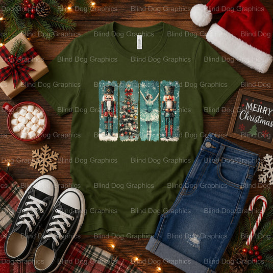 MERRY CHRISTMAS – Christmas Premade DTF Transfer (view 2 of 2) – by Blind Dog Graphics – Premade Transfers – Christmas, Ho...
