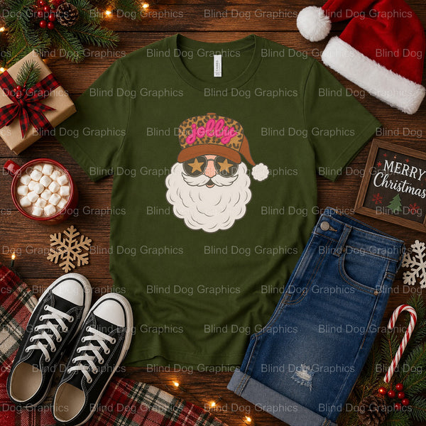 MERRY CHRISTMAS Y'ALL – Christmas Premade DTF Transfer (view 2 of 2) – by Blind Dog Graphics – Premade Transfers – Christm...