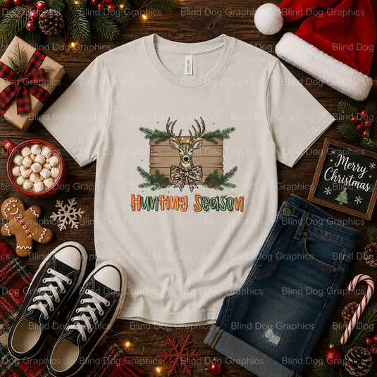 MERRY GRUMPY CHRISTMAS – Christmas Premade DTF Transfer (view 2 of 2) – by Blind Dog Graphics – Premade Transfers – Christ...