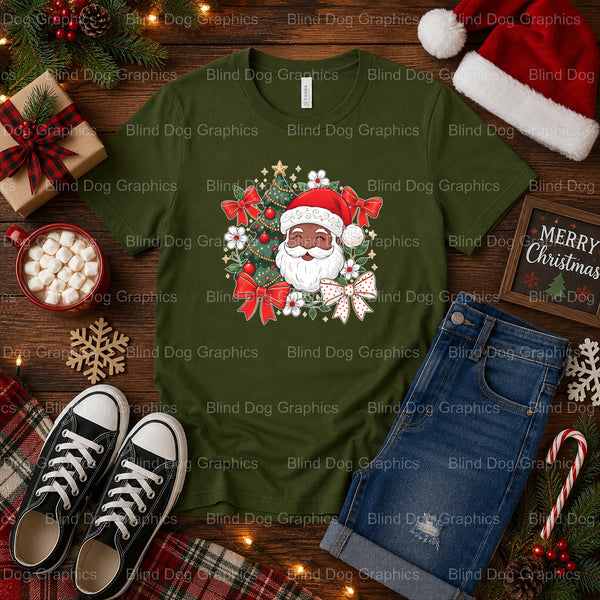 NAUGHTY – Christmas Premade DTF Transfer (view 1 of 2) – by Blind Dog Graphics – Premade Transfers – Christmas, Holiday