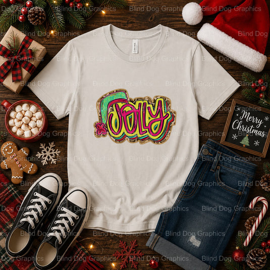 NAUGHTY OR NICE – Christmas Premade DTF Transfer (view 1 of 2) – by Blind Dog Graphics – Premade Transfers – Christmas, Ho...
