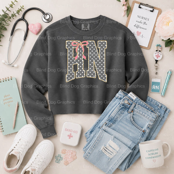 NURSE Leopard Print - Nurse Premade DTF Transfer (view 2 of 2) – by Blind Dog Graphics – Premade Transfers – Nurse, Nursing