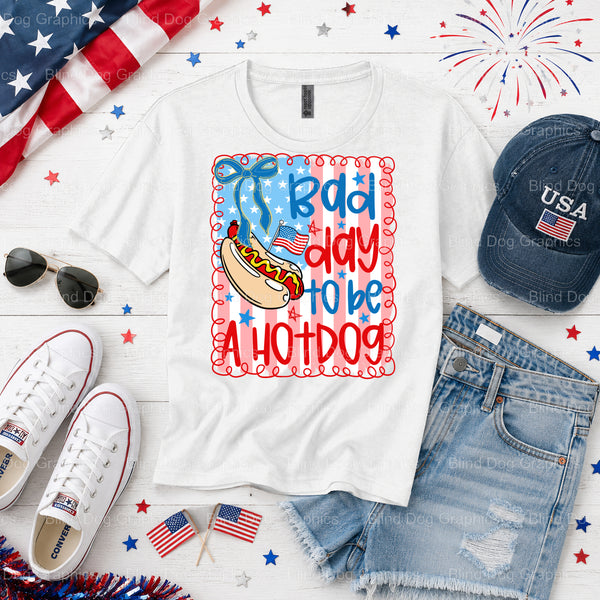 Party in the USA – Fourth Of July DTF Transfer (view 1 of 2) – by Blind Dog Graphics – Premade Transfers – Fourth Of July,...