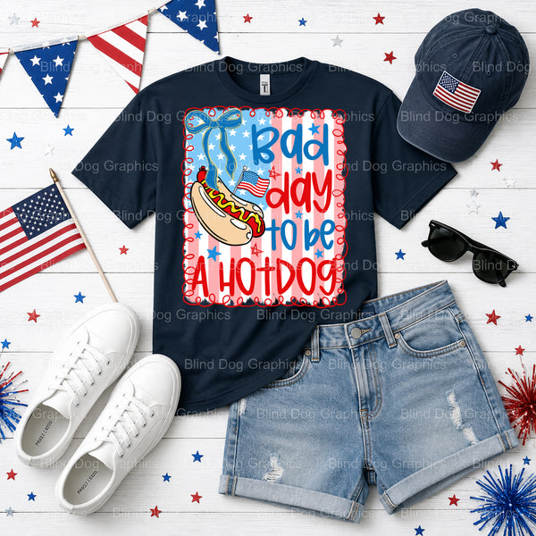 Party in the USA – Fourth Of July DTF Transfer (view 2 of 2) – by Blind Dog Graphics – Premade Transfers – Fourth Of July,...