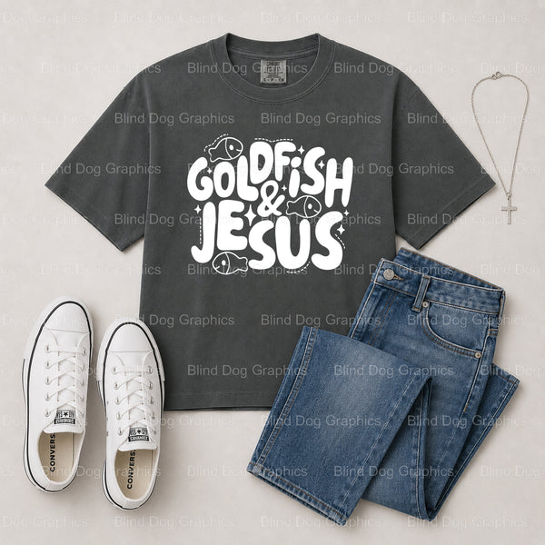 PRAISE HIM – Christian Premade DTF Transfer (view 2 of 2) – by Blind Dog Graphics – Premade Transfers – Christian, Faith