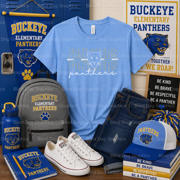 Proud Buckeye Elementary School Grandparent – Buckeye Elementary School Premade DTF Transfer (view 2 of 2) – by Blind Dog...
