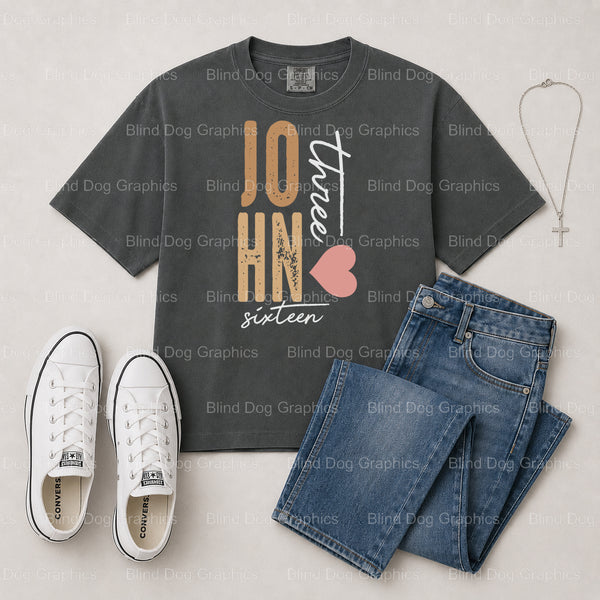 RAISED BY THE CHURCH – Christian Premade DTF Transfer (view 2 of 2) – by Blind Dog Graphics – Premade Transfers – Christia...