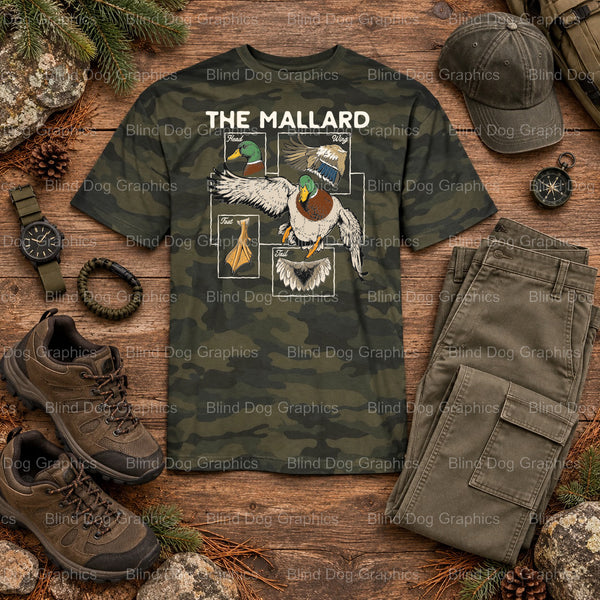 Realistic Mallard Duck - Hunting DTF Transfer - Premade DTF Transfer (view 1 of 2) – by Blind Dog Graphics – Premade Trans...
