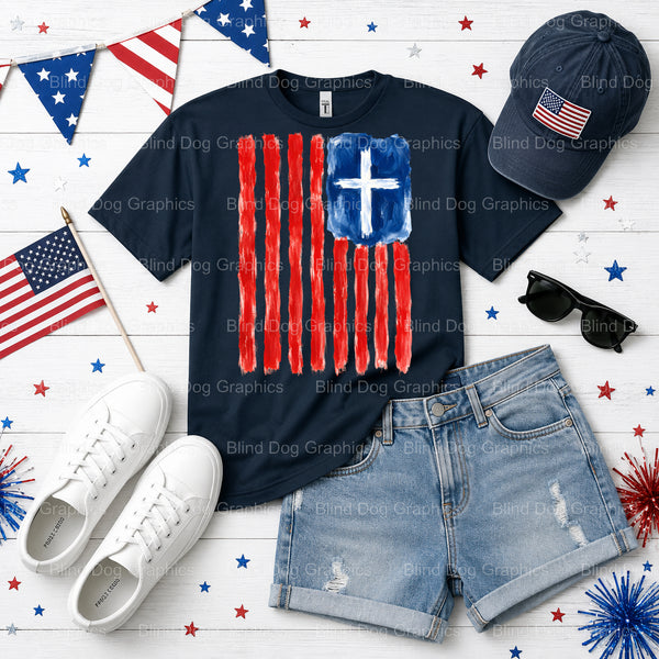 Red white and boom. – Fourth Of July DTF Transfer (view 1 of 2) – by Blind Dog Graphics – Premade Transfers – Fourth Of Ju...