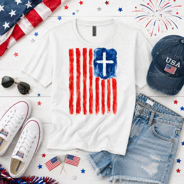 Red white and boom. – Fourth Of July DTF Transfer (view 2 of 2) – by Blind Dog Graphics – Premade Transfers – Fourth Of Ju...