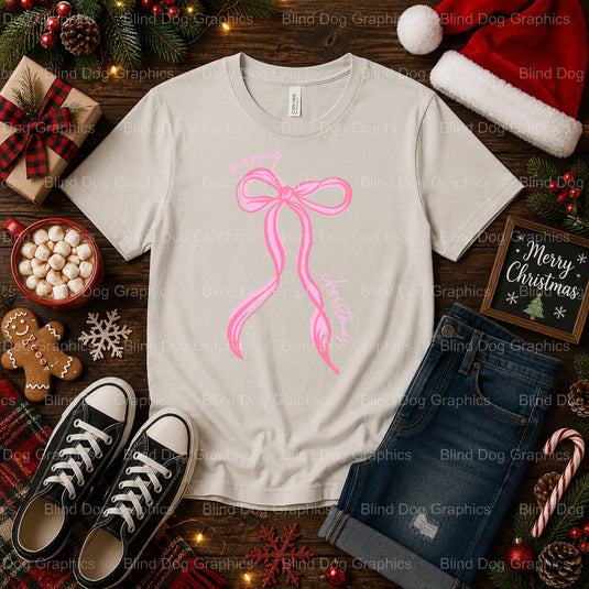 SANTA BABY – Christmas Premade DTF Transfer (view 2 of 2) – by Blind Dog Graphics – Premade Transfers – Christmas, Holiday
