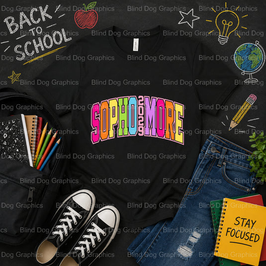 SENIOR CLASS OF 2025 – School Premade DTF Transfer (view 1 of 2) – by Blind Dog Graphics – Premade Transfers – School DTF...