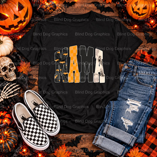 Skull Bat – Halloween Premade DTF Transfer (view 2 of 2) – by Blind Dog Graphics – Premade Transfers – Halloween, DTF Tran...