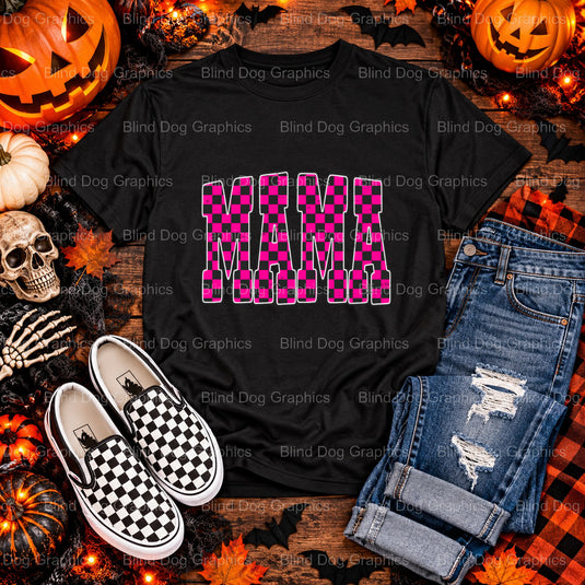 Smiling Ghost with Pink Bow – Halloween Premade DTF Transfer (view 2 of 2) – by Blind Dog Graphics – Premade Transfers – H...