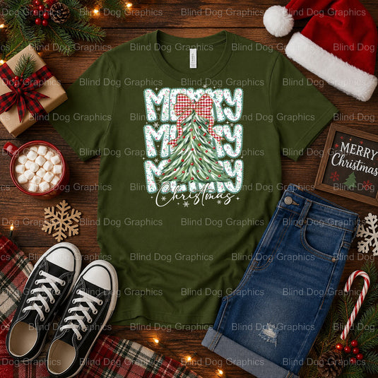 Snowman in Santa Hat – Christmas Premade DTF Transfer (view 1 of 2) – by Blind Dog Graphics – Premade Transfers – Christma...