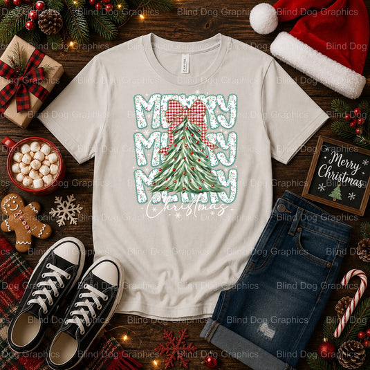 Snowman in Santa Hat – Christmas Premade DTF Transfer (view 2 of 2) – by Blind Dog Graphics – Premade Transfers – Christma...