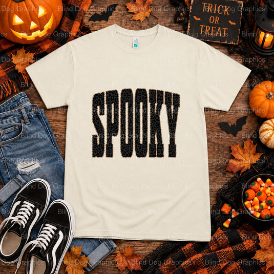 SPOOKY ARCH – Halloween Premade DTF Transfer (view 1 of 2) – by Blind Dog Graphics – Premade Transfers – Halloween, DTF Tr...