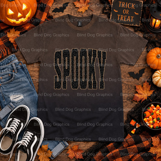 SPOOKY ARCH – Halloween Premade DTF Transfer (view 2 of 2) – by Blind Dog Graphics – Premade Transfers – Halloween, DTF Tr...
