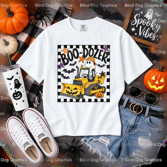 SPOOKY BUT CUTE – Halloween Premade DTF Transfer (view 1 of 2) – by Blind Dog Graphics – Premade Transfers – Halloween, DT...