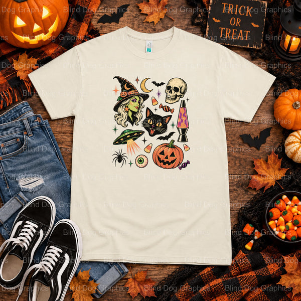 SPOOKY SEASON – Halloween Premade DTF Transfer (view 1 of 2) – by Blind Dog Graphics – Premade Transfers – Halloween, DTF...