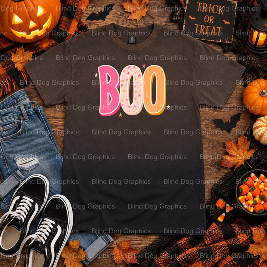 SPOOKY SEASON – Halloween Premade DTF Transfer (view 1 of 2) – by Blind Dog Graphics – Premade Transfers – Halloween, DTF...
