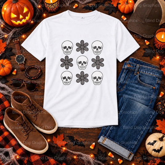 SPOOKY SEASON – Halloween Premade DTF Transfer (view 1 of 2) – by Blind Dog Graphics – Premade Transfers – Halloween, DTF...