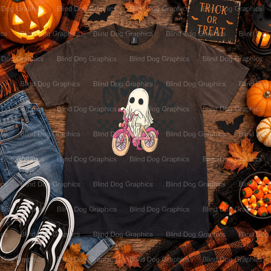 SPOOKY SEASON – Halloween Premade DTF Transfer (view 2 of 2) – by Blind Dog Graphics – Premade Transfers – Halloween, DTF...