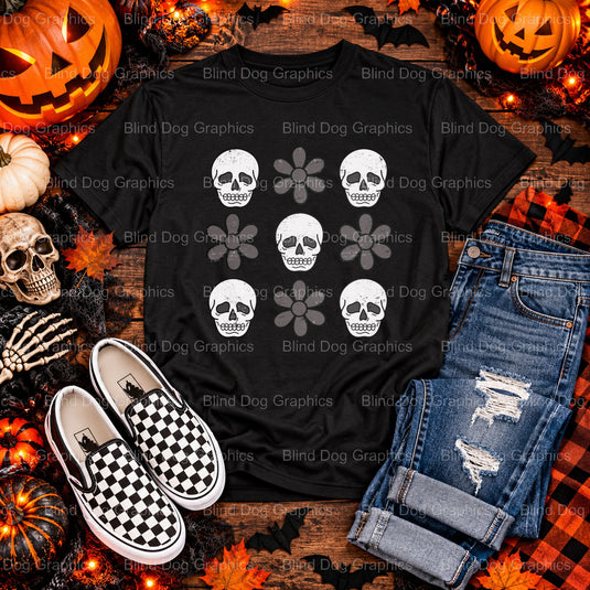 SPOOKY SEASON – Halloween Premade DTF Transfer (view 2 of 2) – by Blind Dog Graphics – Premade Transfers – Halloween, DTF...